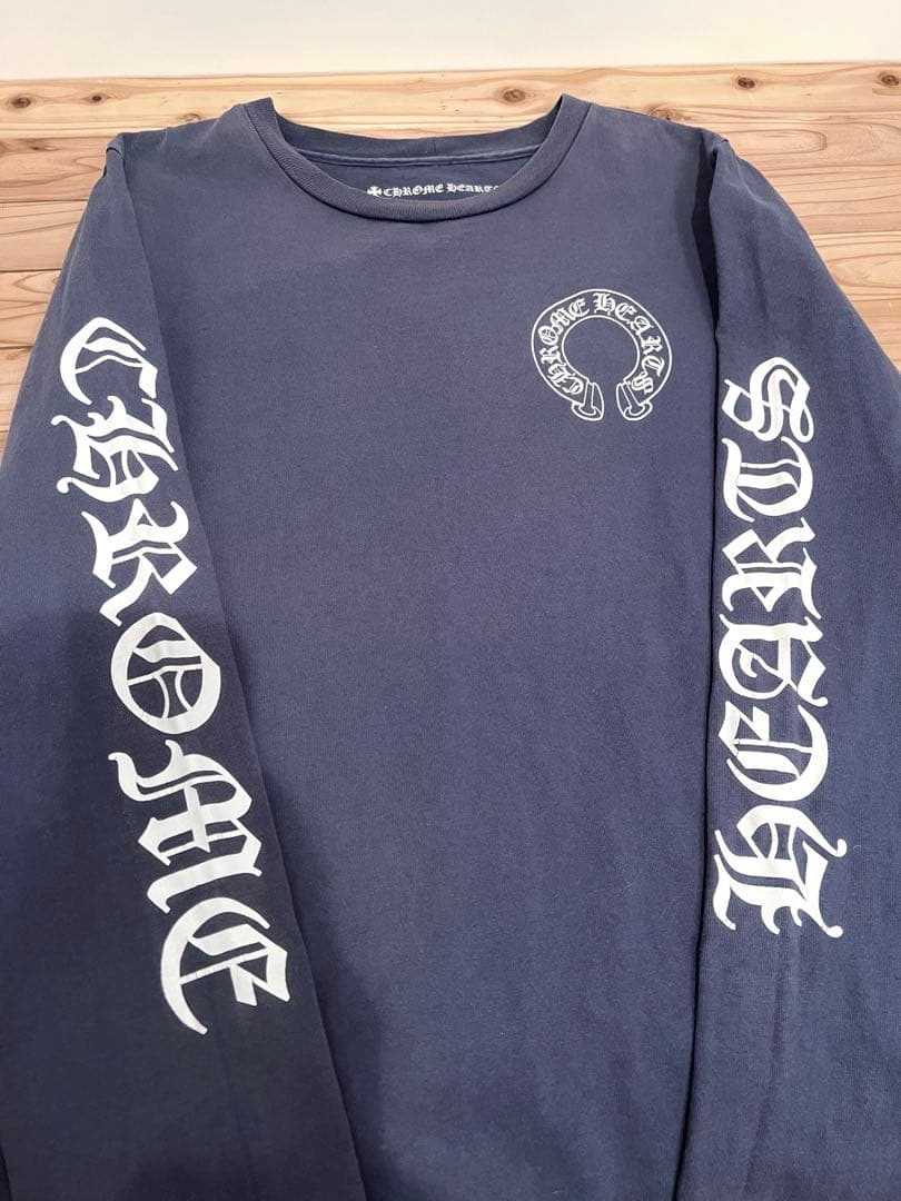 クロムハーツ　マッティボーイ　長袖Tシャツ　ロンT ネイビー