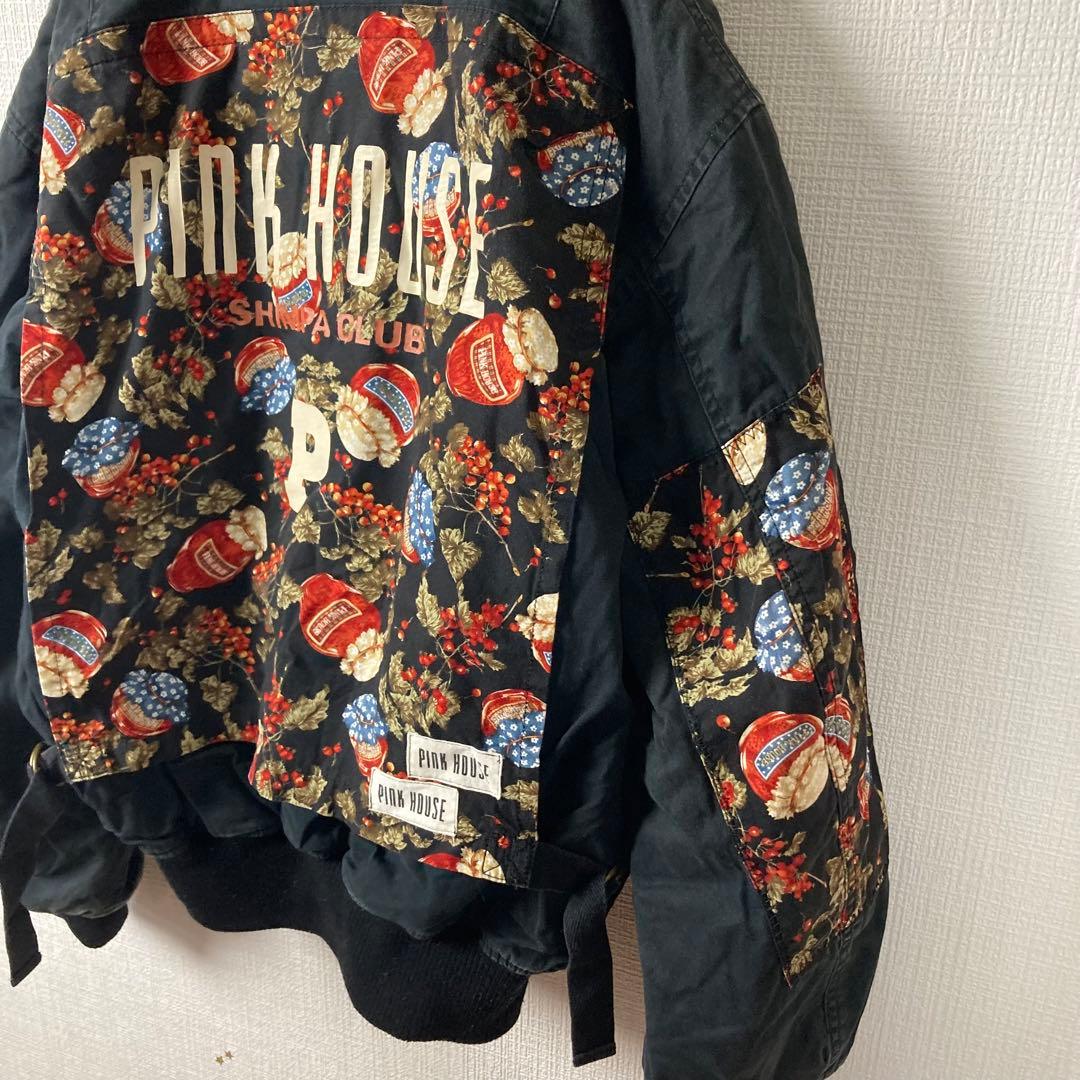 512 PINKHOUSE ma-1 ストロベリー　ジャム　ラズベリー　派手