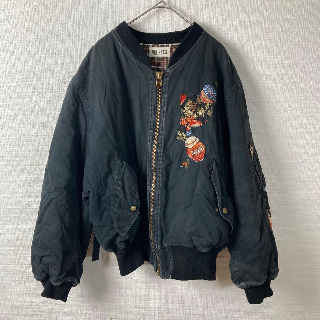 512 PINKHOUSE ma-1 ストロベリー　ジャム　ラズベリー　派手