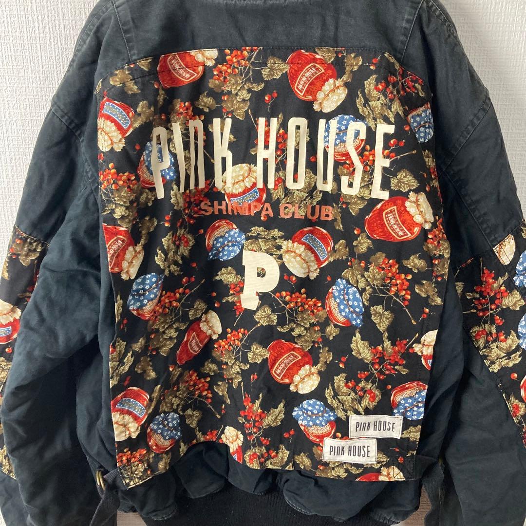 512 PINKHOUSE ma-1 ストロベリー　ジャム　ラズベリー　派手