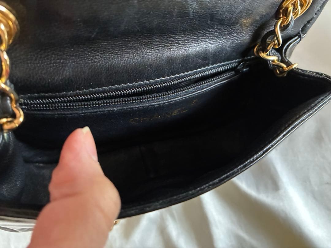 dubi♡dubi 様♡CHANEL パテント　デカココ　チェーンバッグ