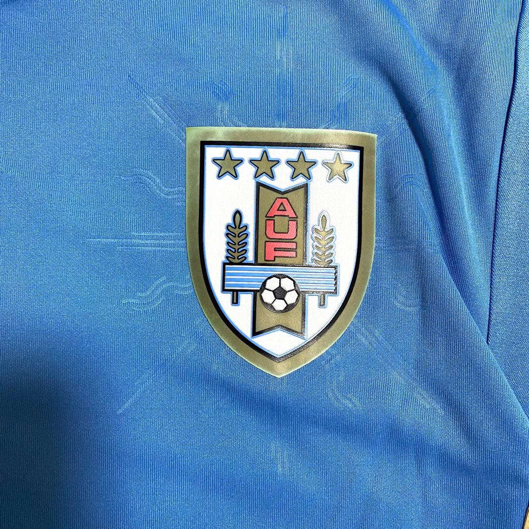 ウルグアイ代表　ユニフォーム　ゲームシャツ　刺繍　プーマ　ホーム　水色　L