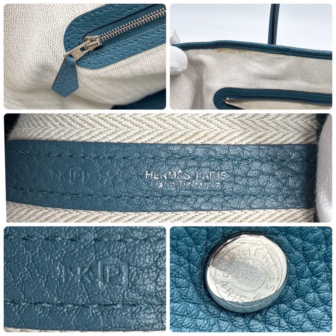 エルメス ガーデンパーティ レザー ネゴンダ トートバッグ