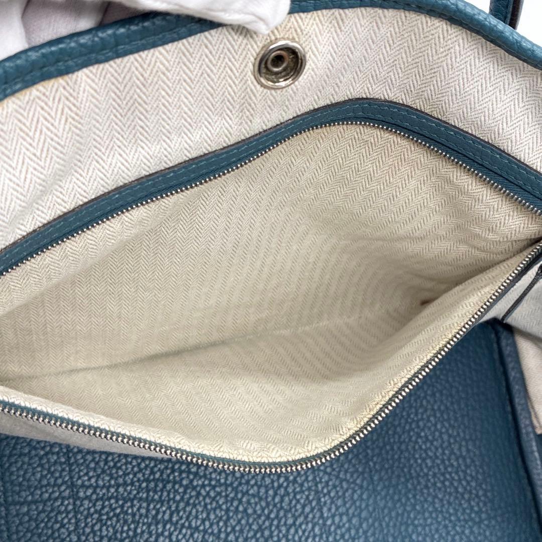 エルメス ガーデンパーティ レザー ネゴンダ トートバッグ