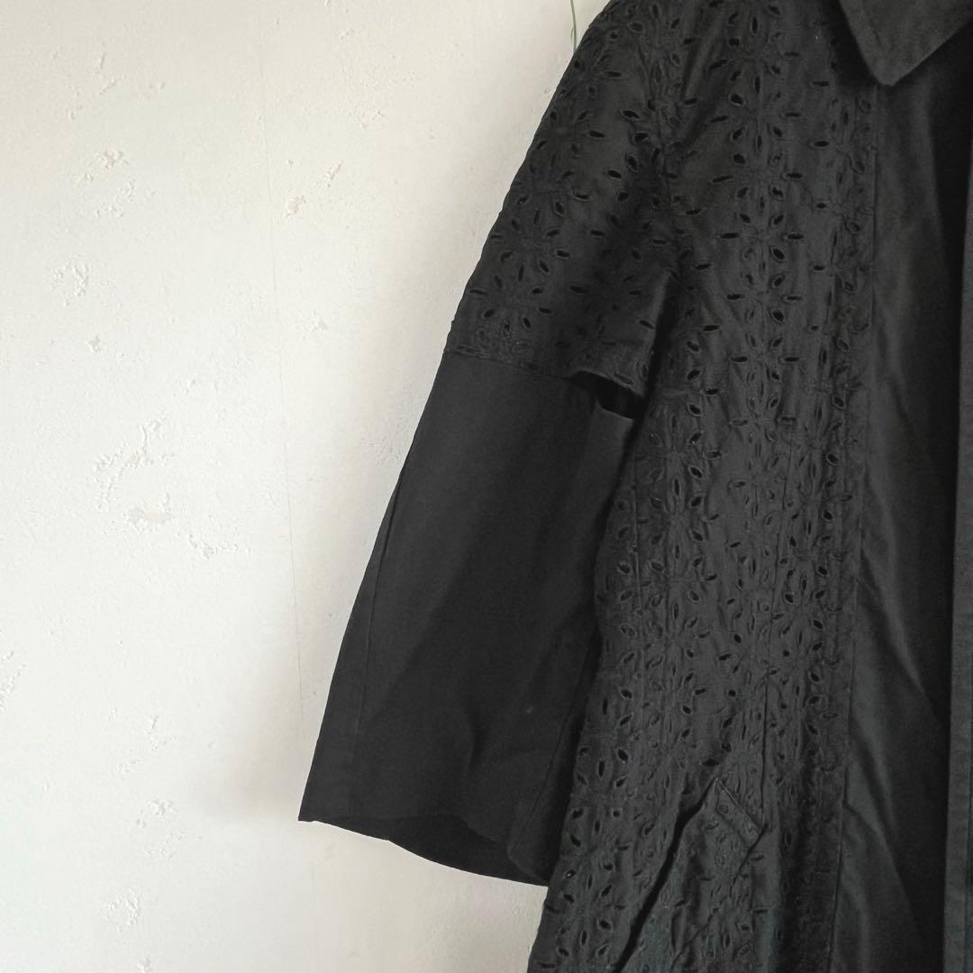COMME des GARCONSパンチングカットワークレース シングルコート