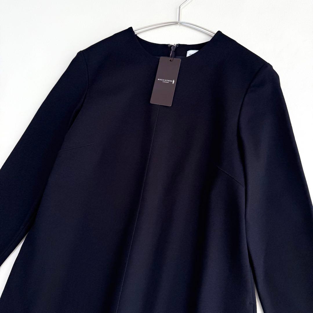 新品✨マッキントッシュロンドン✨ストレッチポンチワンピース　ネイビー　Mサイズ