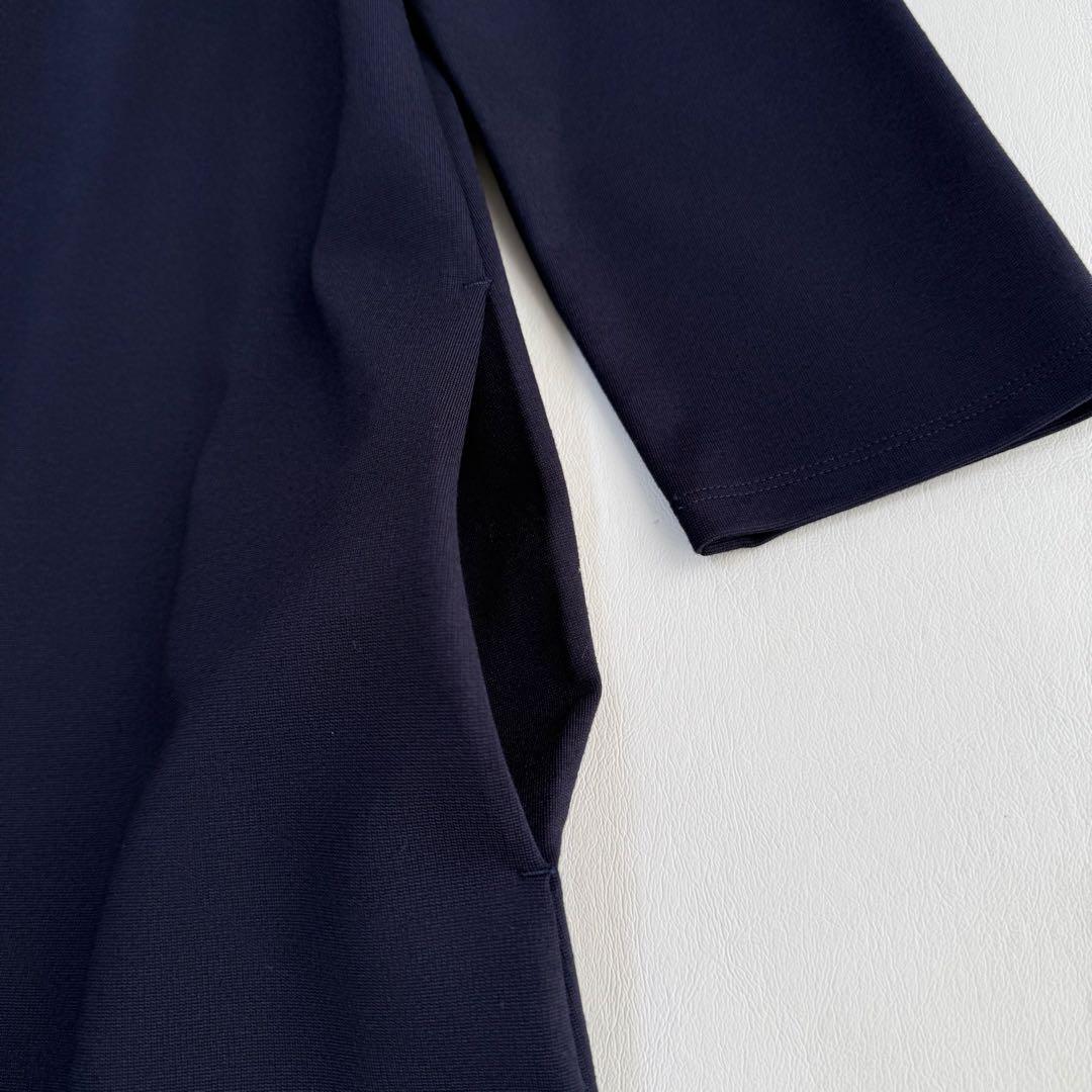 新品✨マッキントッシュロンドン✨ストレッチポンチワンピース　ネイビー　Mサイズ