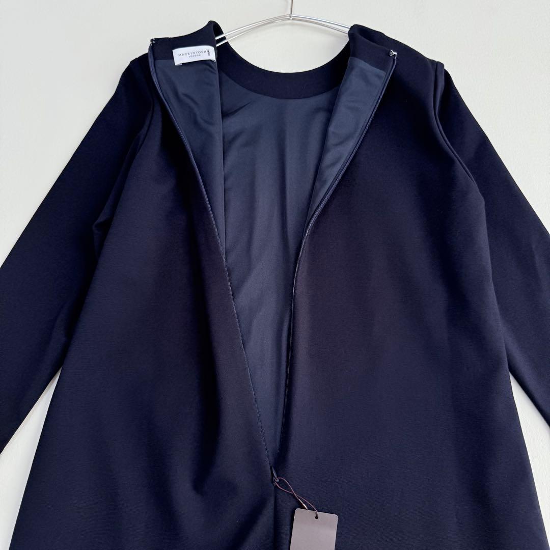 新品✨マッキントッシュロンドン✨ストレッチポンチワンピース　ネイビー　Mサイズ