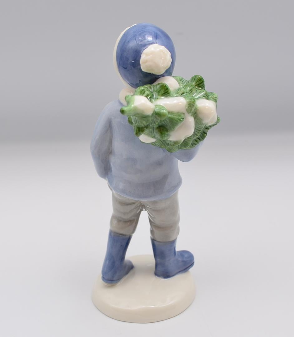 木を持つ少年／スノーマン　２体セット　★ロイヤルコペンハーゲン　ご成約済み