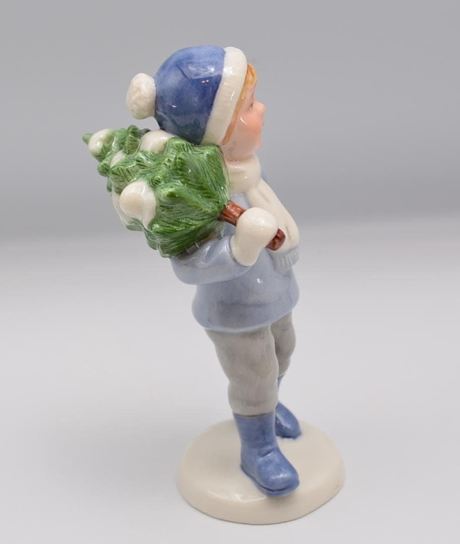 木を持つ少年／スノーマン　２体セット　★ロイヤルコペンハーゲン　ご成約済み