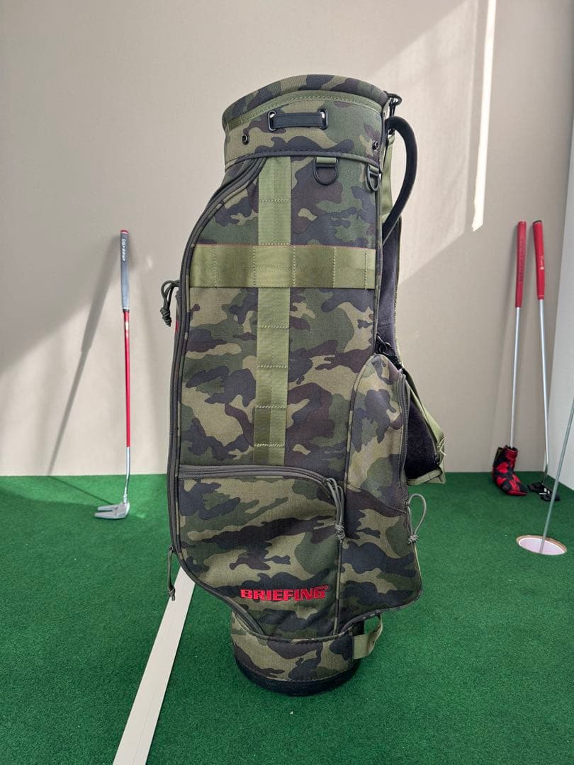 BRIEFING 迷彩キャディバッグ