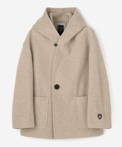 ORCIVAL ライトモッサ フーデッドブルゾン １ 新品 ウール フードコート