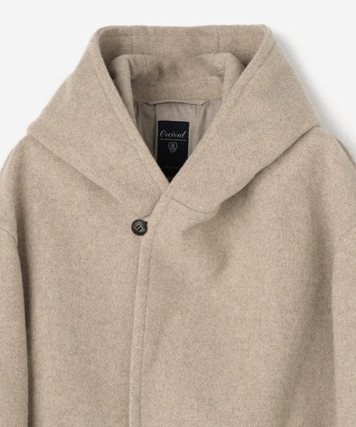 ORCIVAL ライトモッサ フーデッドブルゾン １ 新品 ウール フードコート