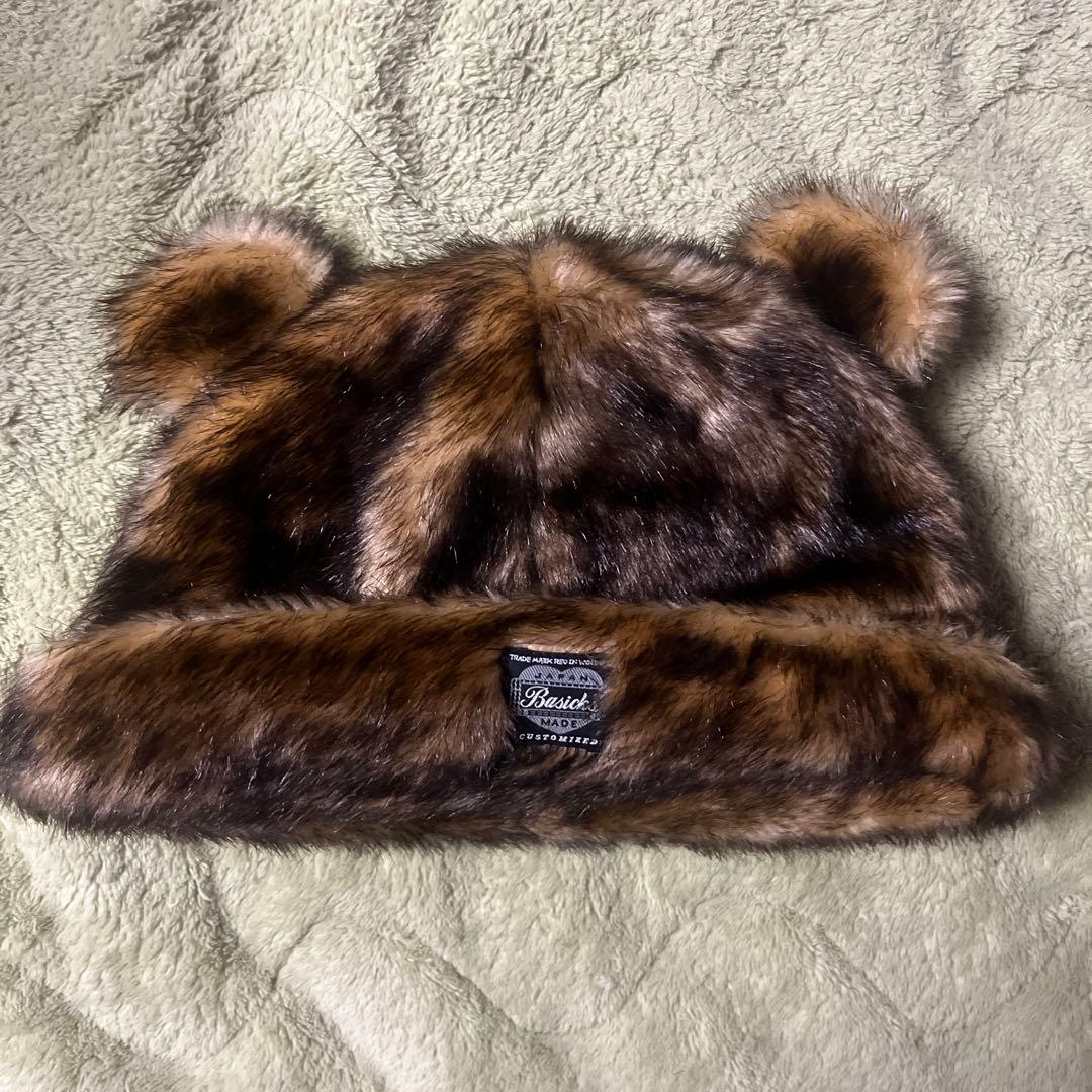 帽子 NUBIAN BASICKS BEAR BEANIE