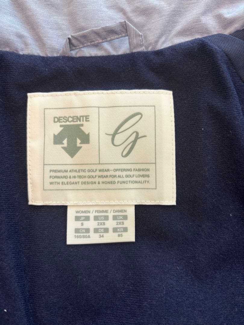 DESCENTE GOLF ウールパディング 中わたジャケット・スカートセット