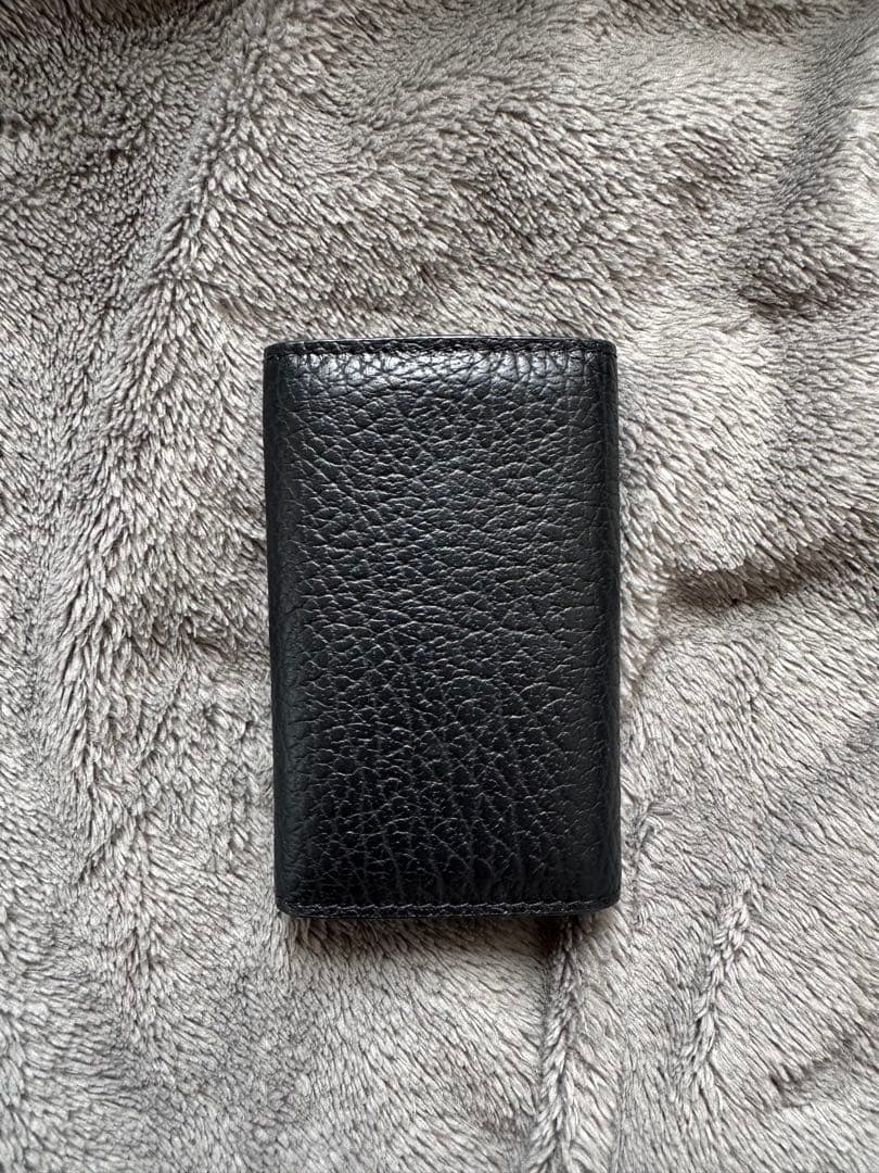 Maison Margiela 黒レザーキーケース