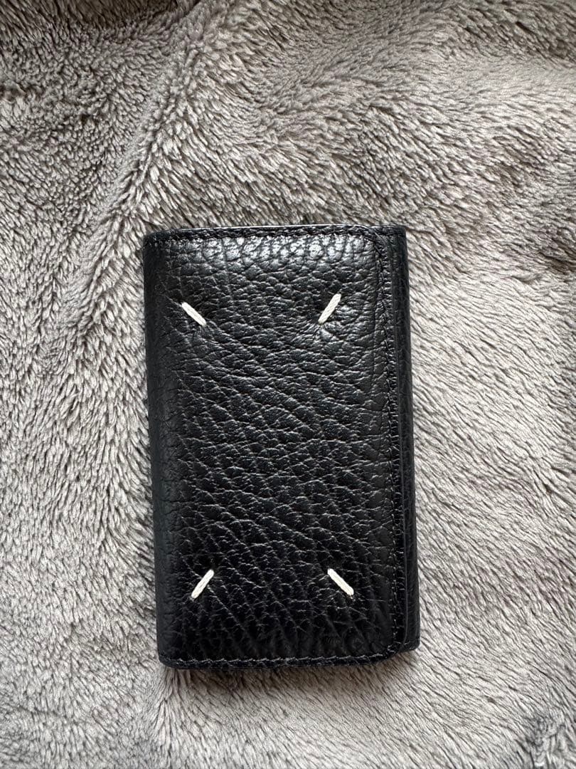 Maison Margiela 黒レザーキーケース