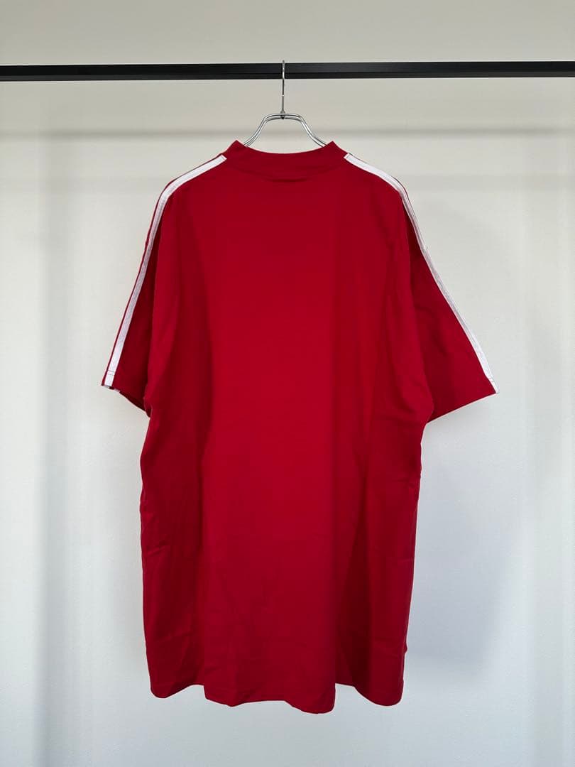 BALENCIAGA×adidas ロゴTシャツ　レッド　サイズ4
