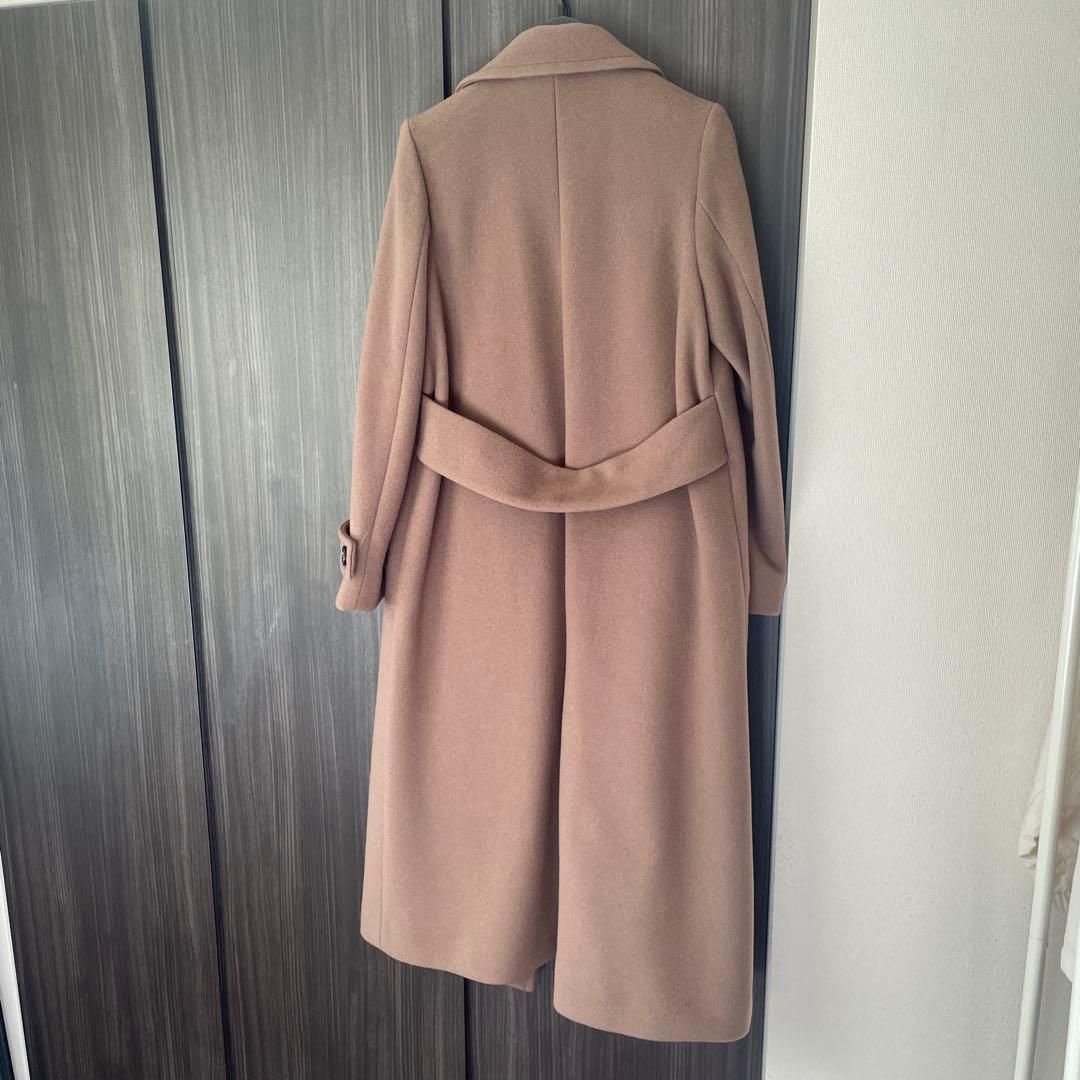 【未使用・タグ付き】PUBLIC TOKYO ブラウン ダブルブレストコート