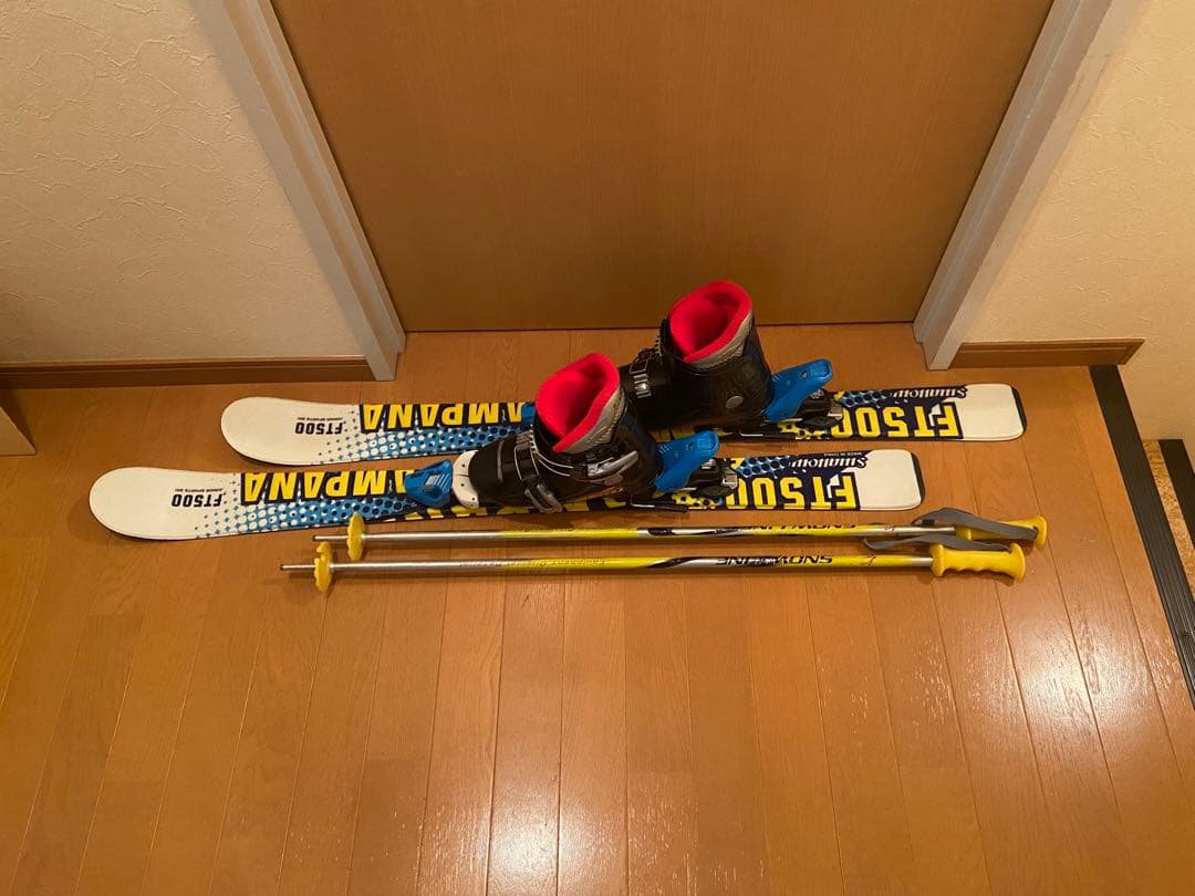 ジュニアスキーセット　板110cm/ブーツ21cm 中古