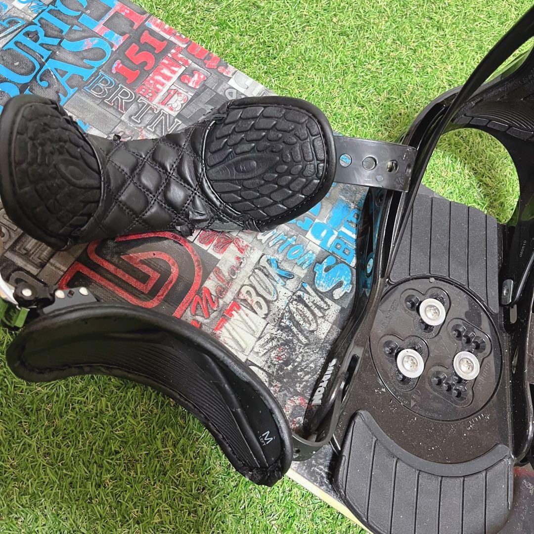 王道 BURTON CLASH スノボ ビンディングCUSTOM 151cm