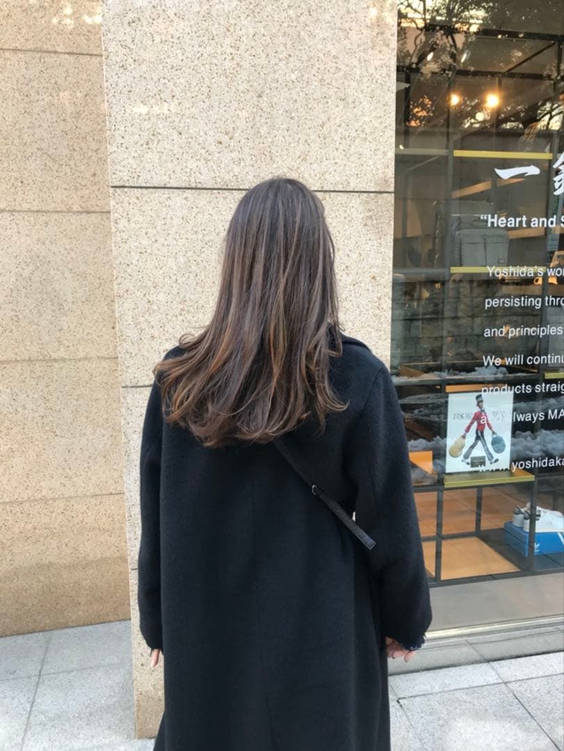 m*様 イエナ　ロングコート　ブラック　38