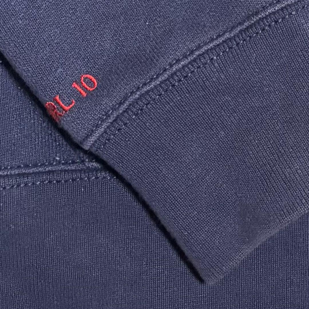 ラルフローレン ビッグポニー Y2K 平成ギャル ジップパーカー ネイビー