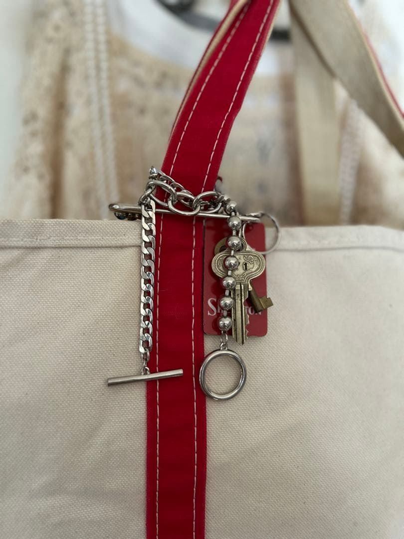 ぱ*く様 希少 USA製 LLビーン　ビンテージ トートバッグ　赤