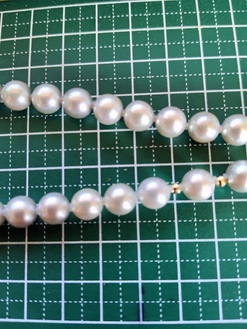 アコヤ真珠シルバーグレーの、3WAYネックレス