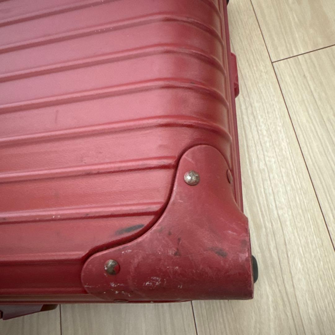 RIMOWA サルサ　レッド キャリーケース　機内持ち込み可