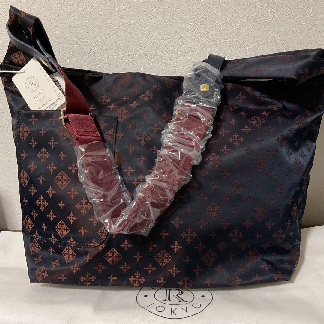 クルミ ☆ 新品未使用 美品 ラシット ツボミ モノグラム バッグ①