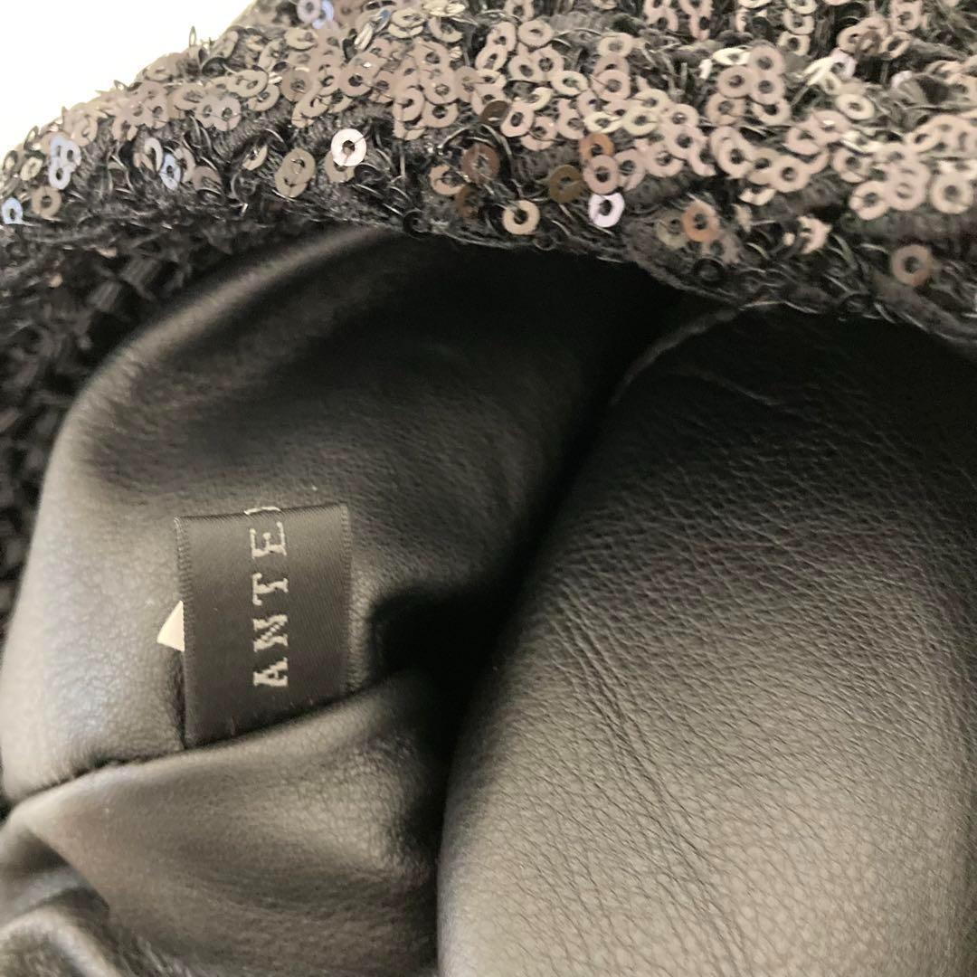 希少　アンテプリマ　ルッケット　ワンショルダー　レザー　ブラッグ　スパンコール