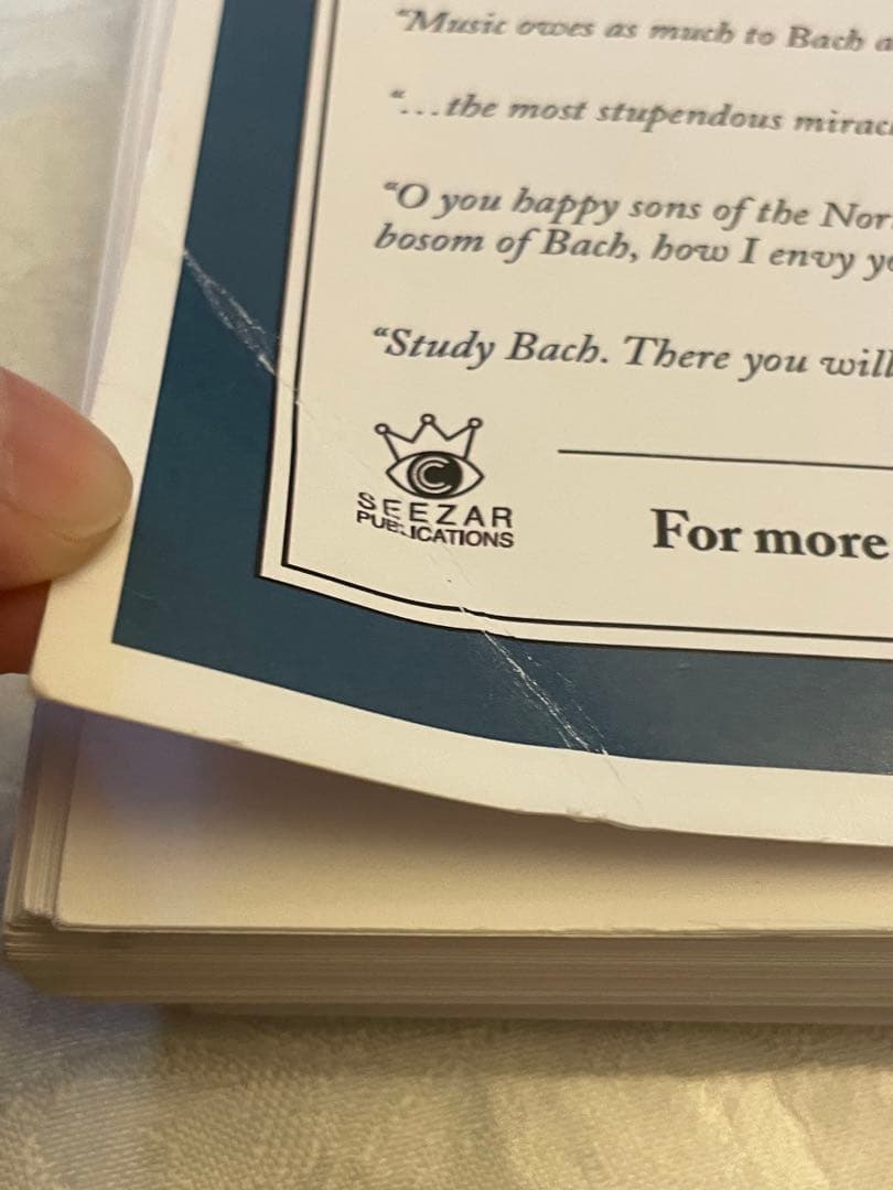 J.S. BACH 413 CHORALES ANALYZED 一部書き込みあり