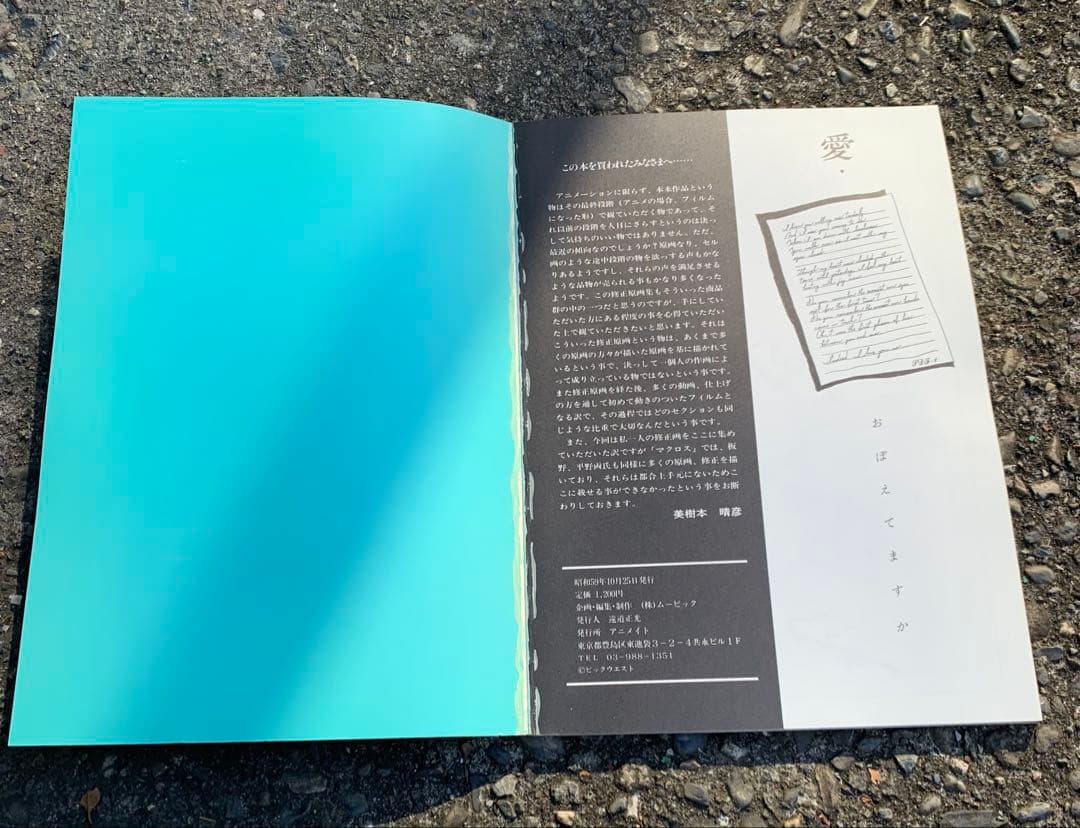 【美品】初版　ビッグウェスト　超時空要塞マクロス原画集　美樹本晴彦　レア