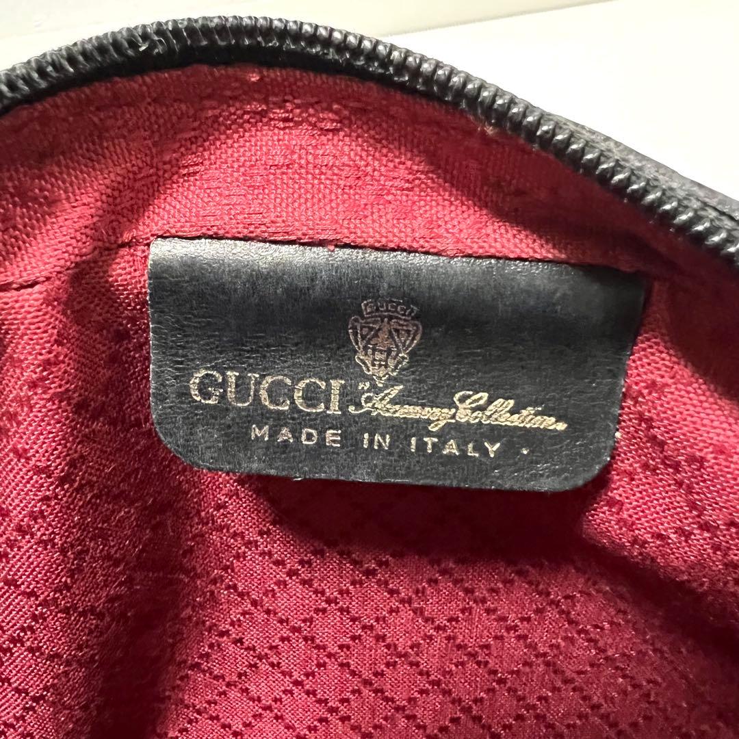 【良品】GUCCI グッチ シェリーライン ショルダーバッグ gg ブラック