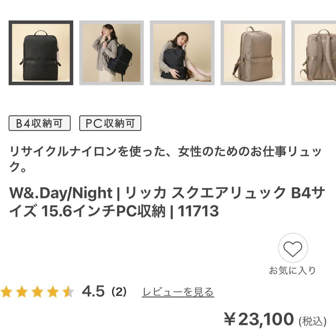 ace エース　ビジネスリュック| ダブルアンドデイナイト 11713