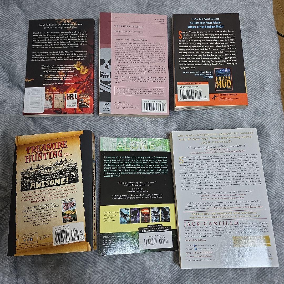 洋書6冊セット：多様なジャンル