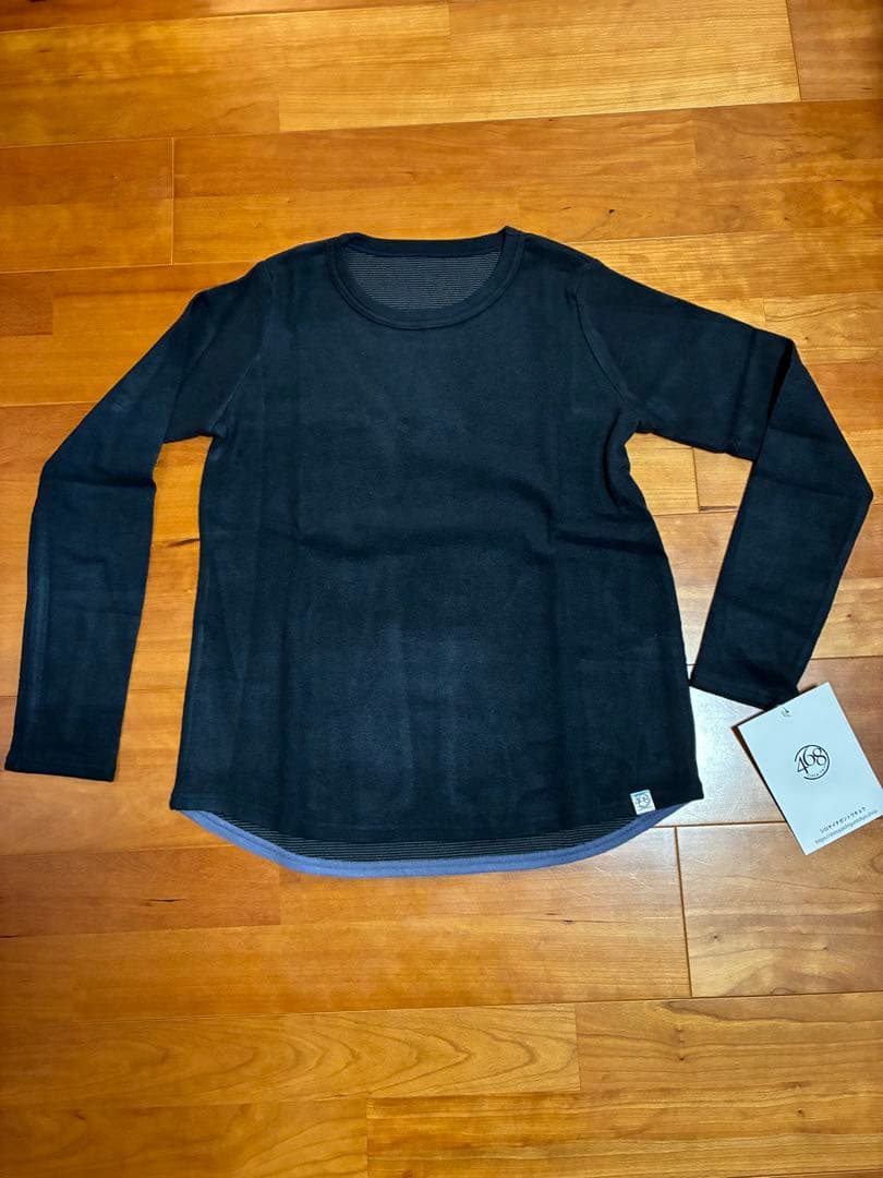 Coro　シロヤイチガンクルーネック　長袖カットソー　インナーMサイズ　④