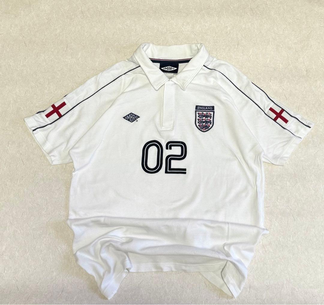 アンブロ　イングランド代表　ポロシャツ　ユニフォーム　ゲームシャツ　02