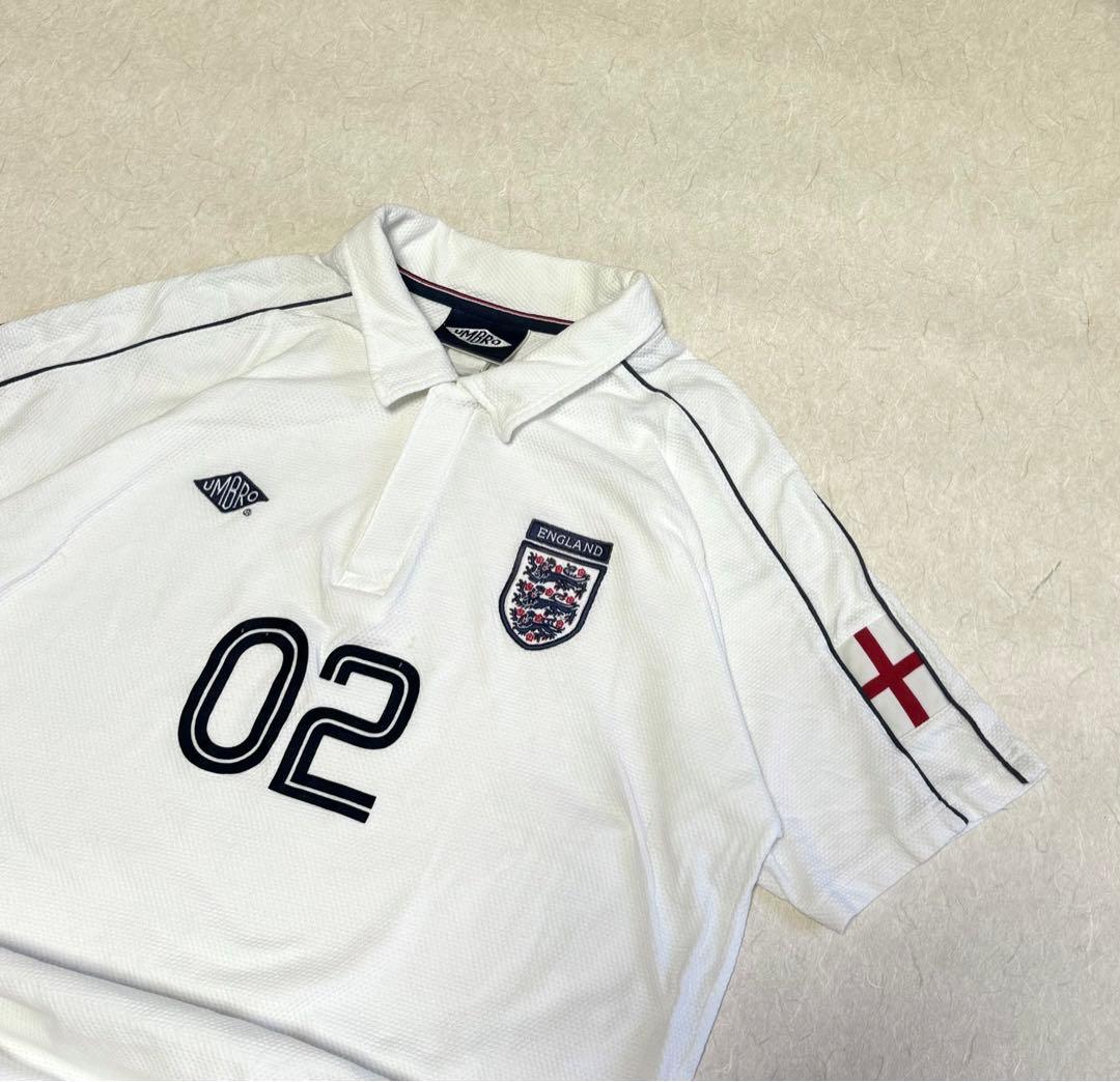 アンブロ　イングランド代表　ポロシャツ　ユニフォーム　ゲームシャツ　02