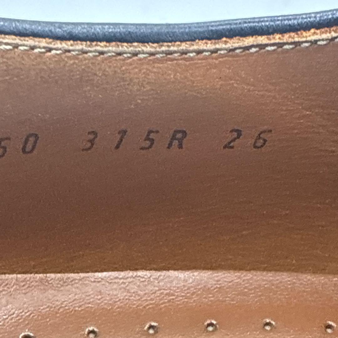 【良品】REGAL リーガル 315R ビジネスシューズ 26 ストレートチップ