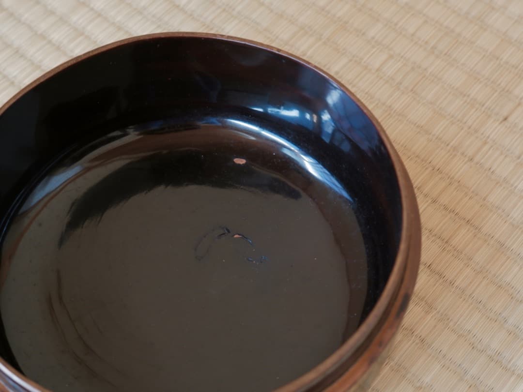 秋草蒔絵　菓子器　蓋物　食籠　漆工芸　置物　箱付　古道具　Q2005