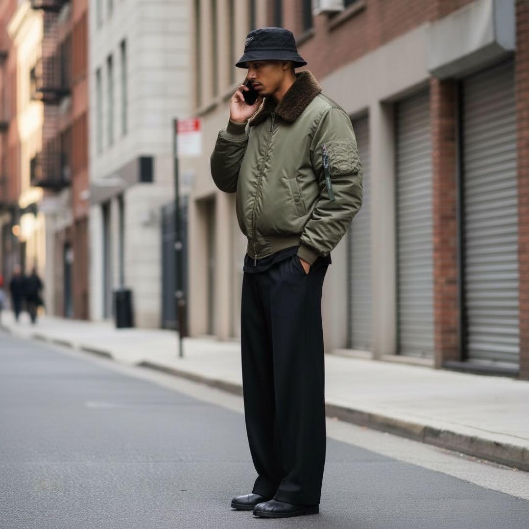 【w866】70s Sears Work Leisure B-15フライトJKT