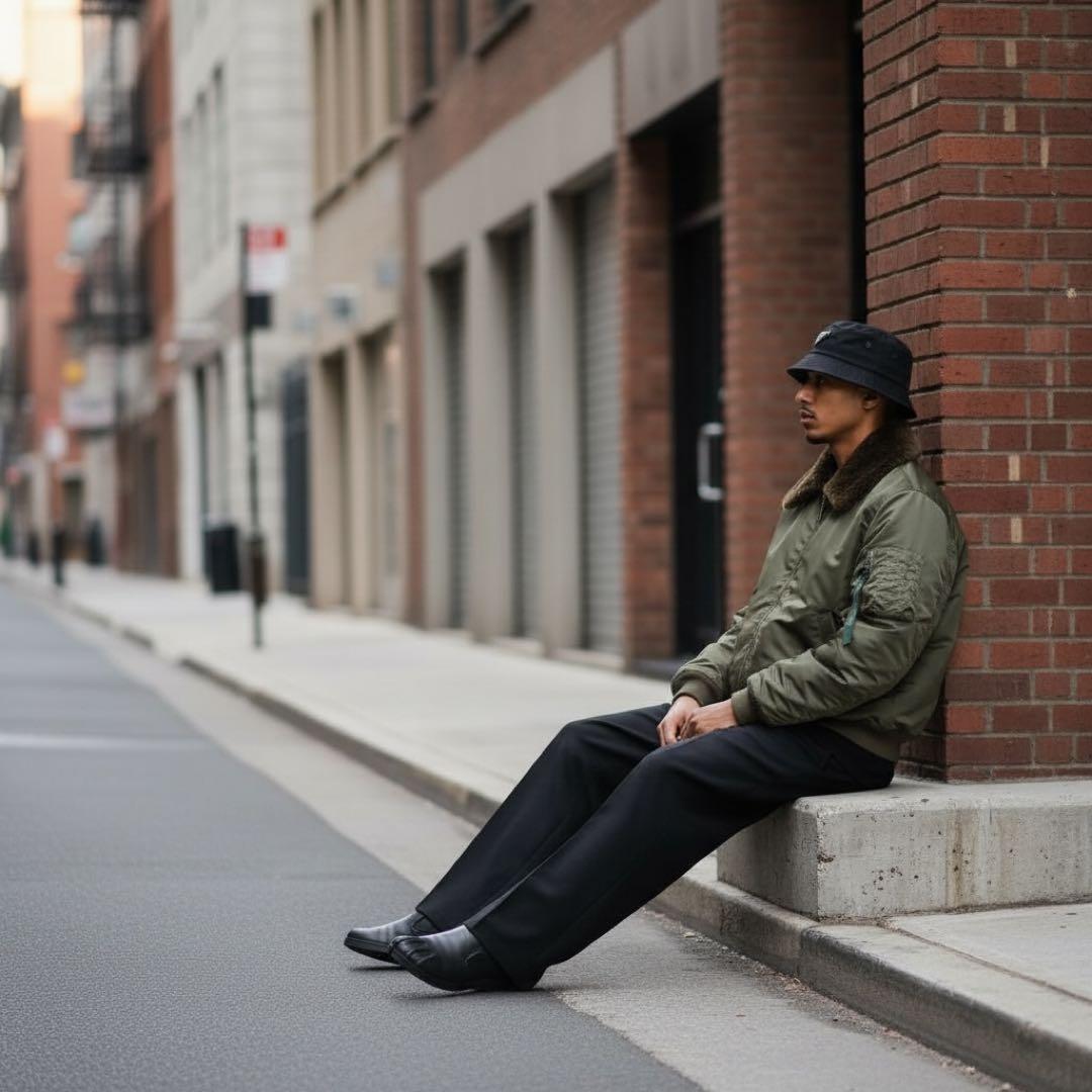 【w866】70s Sears Work Leisure B-15フライトJKT