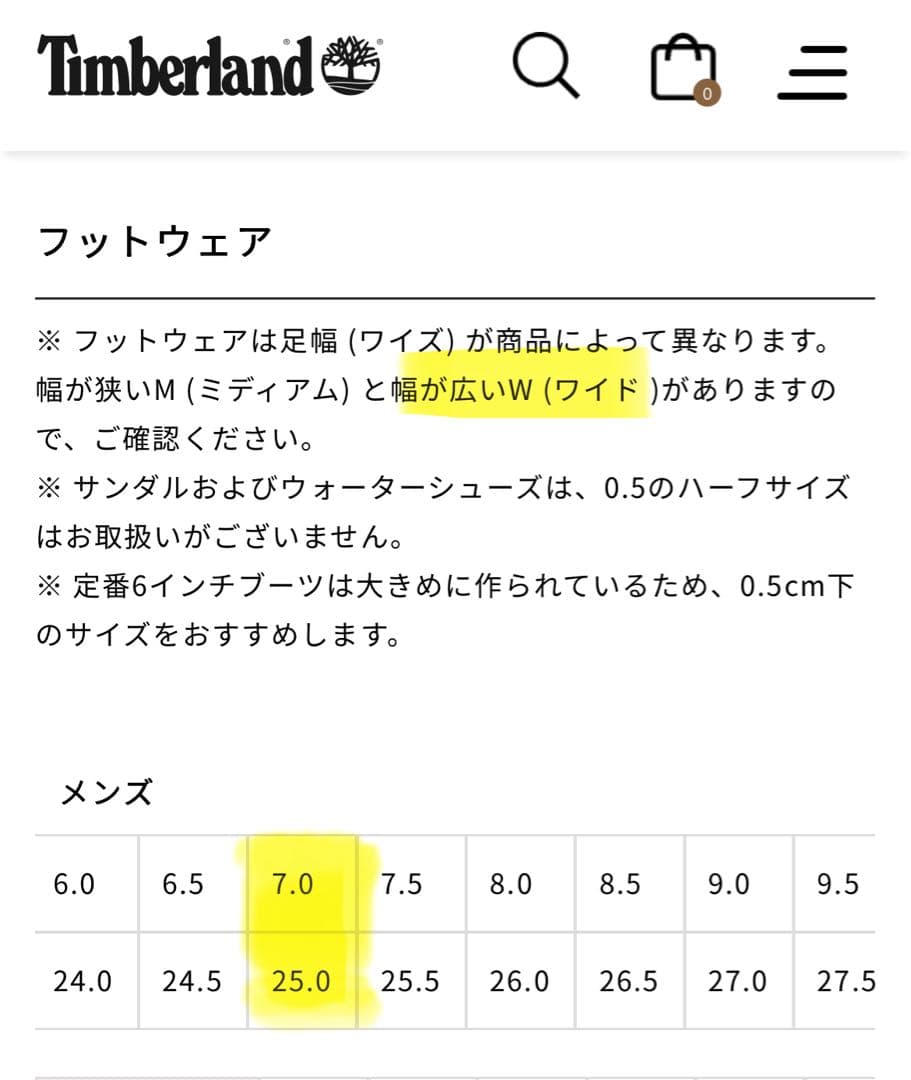 【Timberland ティンバーランド】6インチ プレミアムブーツ 7W 美品