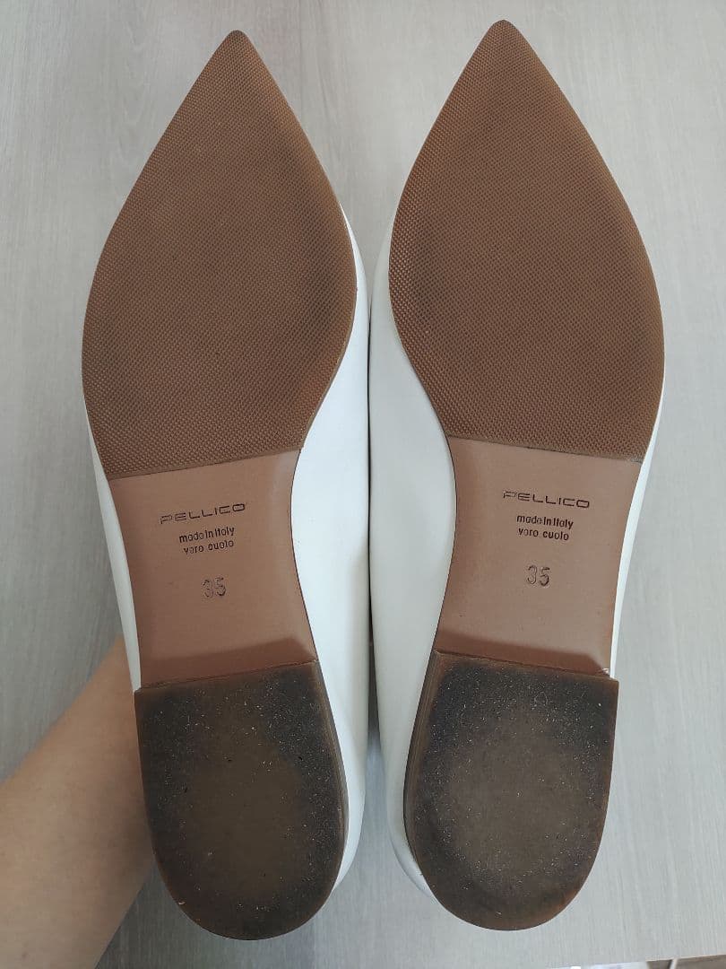 PELLICO ペリーコ　フラワーカットワークフラットパンプス　35サイズ