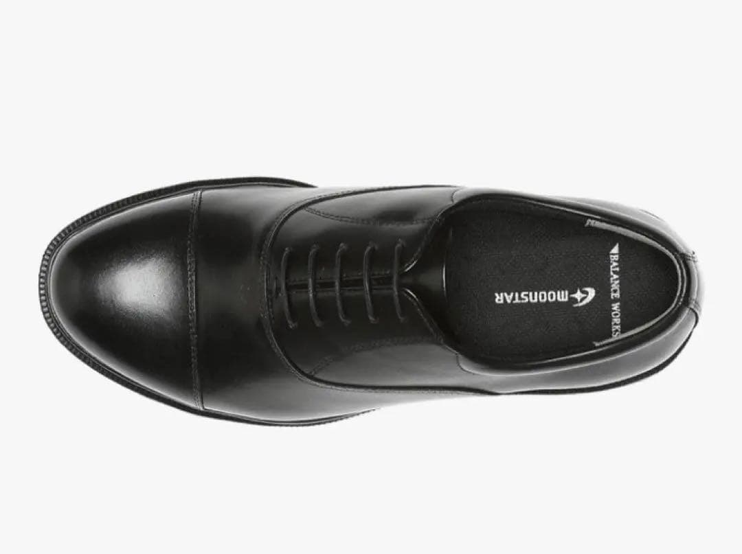 バランスワークス ビジネスシューズ 27.0 4Eストレートチップ 内羽根