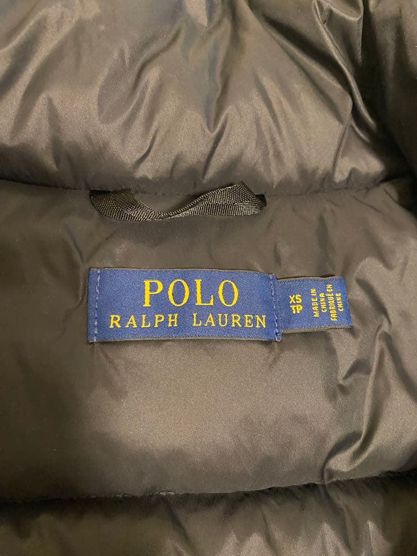 【美品】Polo Ralph Lauren ダウンベスト XS ブラック