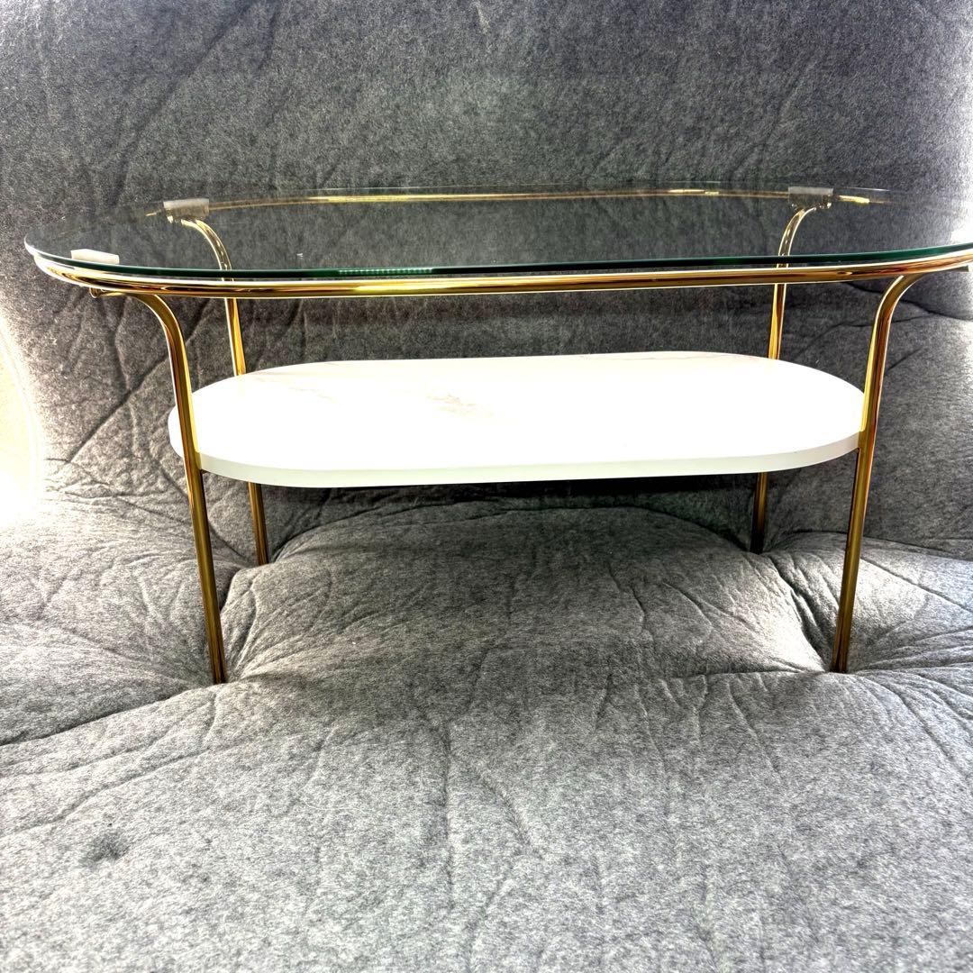 【美品】Francfranc レガート コーヒーテーブル ガラス限定セール