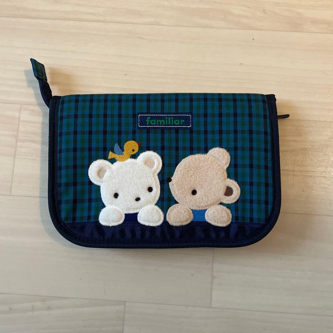 yuki familiar 母子手帳ケース チェック柄
